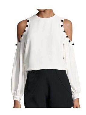 Alexis Cold Shoulder White Erica Blouse